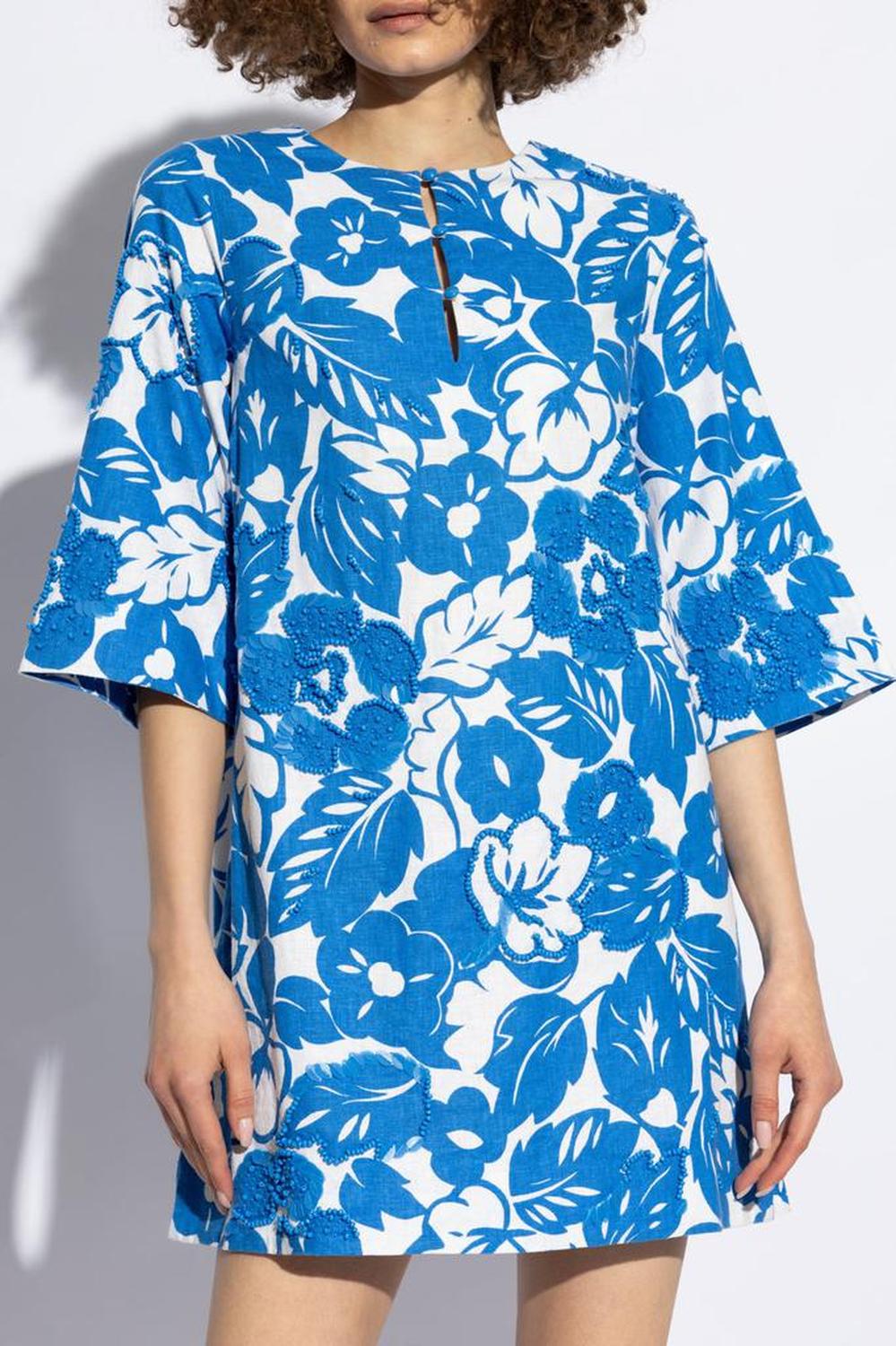 Kate Spade Floral A-Line Dress
