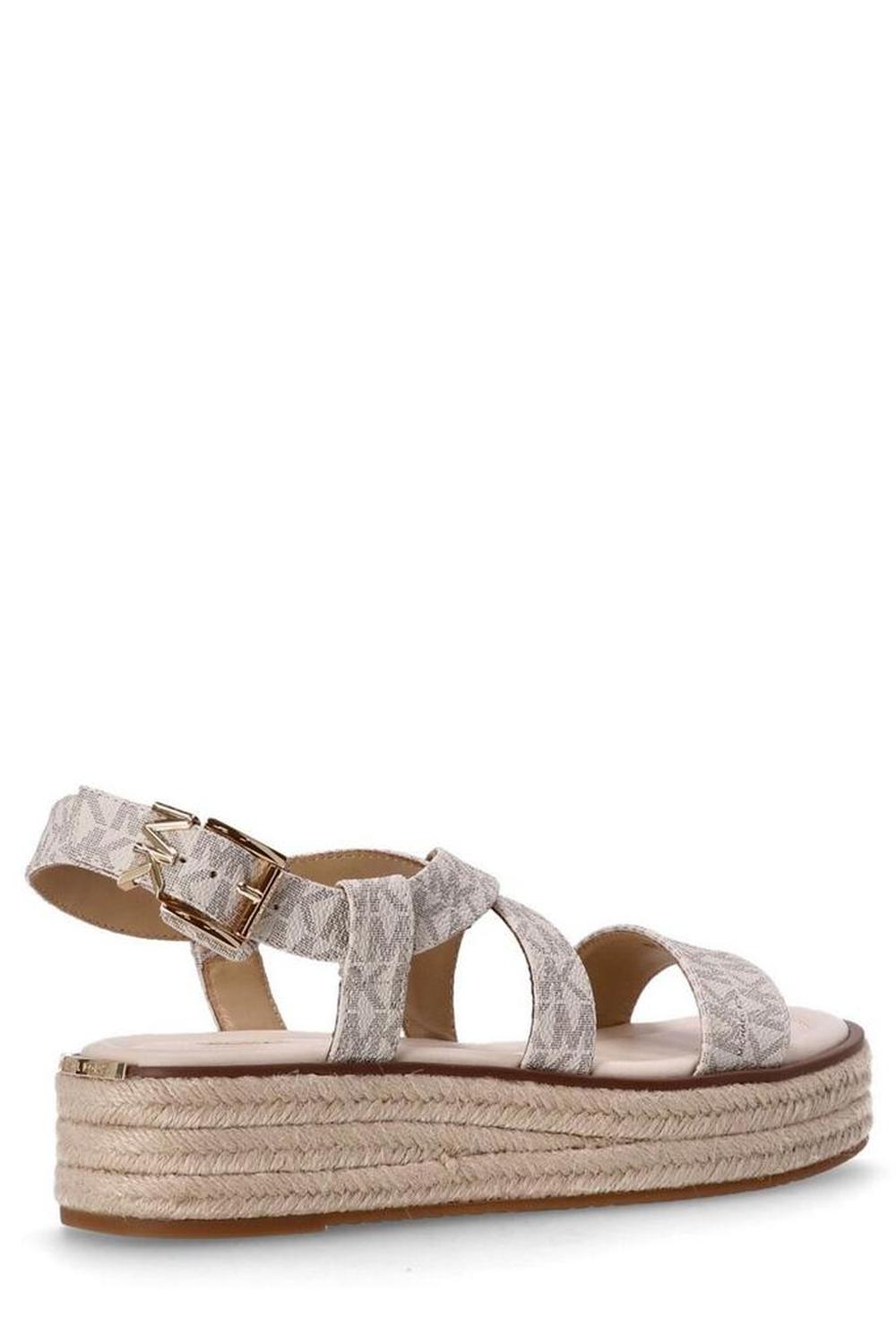 Michael Michael Kors Lynn Signature Logo Platform Espadrille Sandals