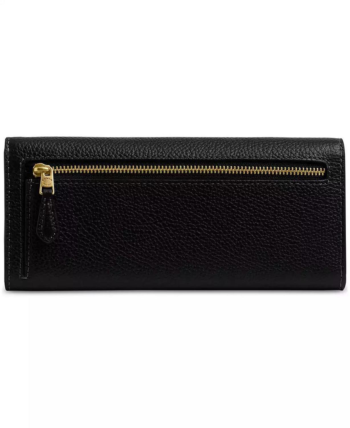 Mila Leather Long Flap Wallet