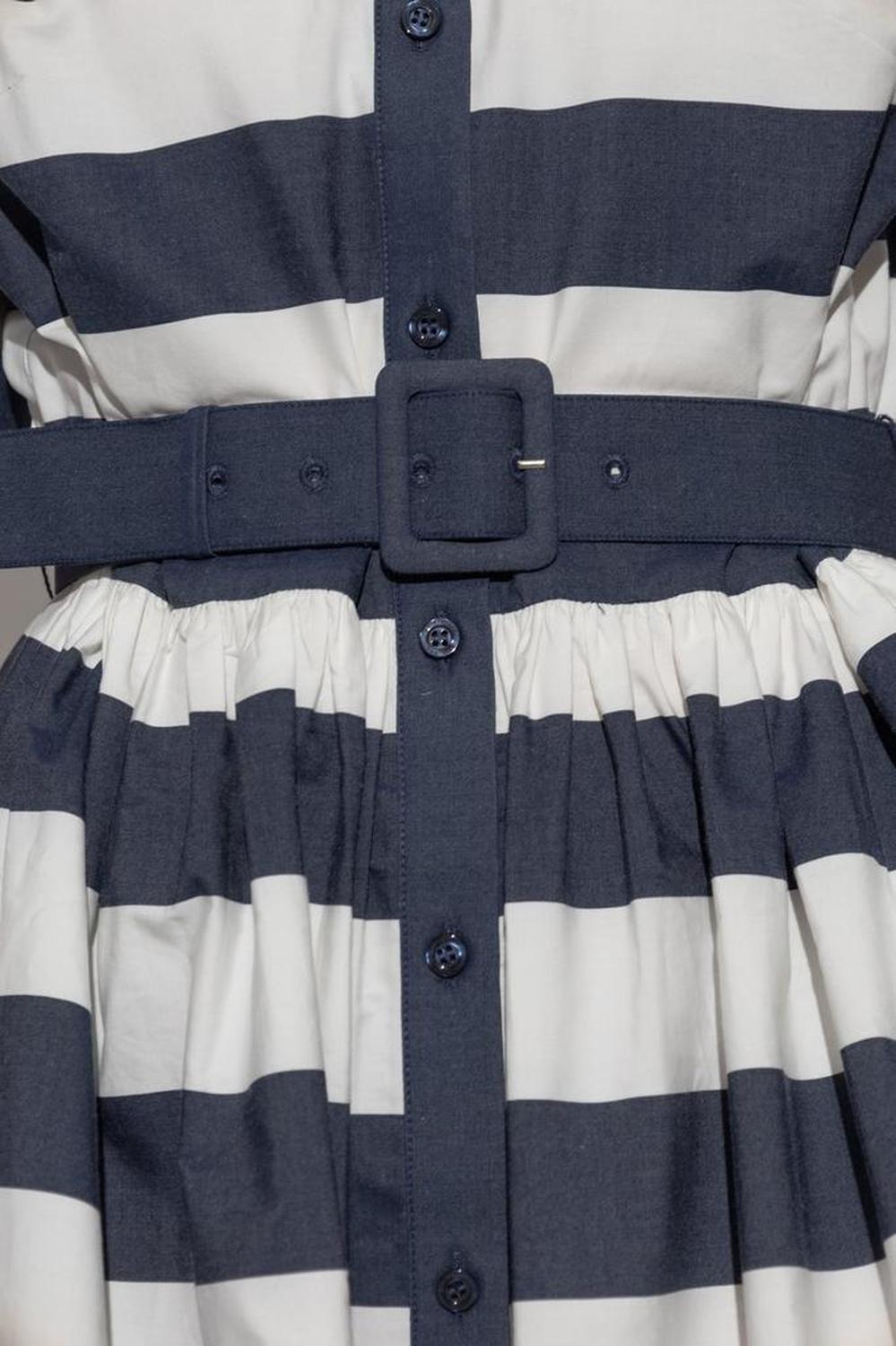 Kate Spade Striped Belted Dress