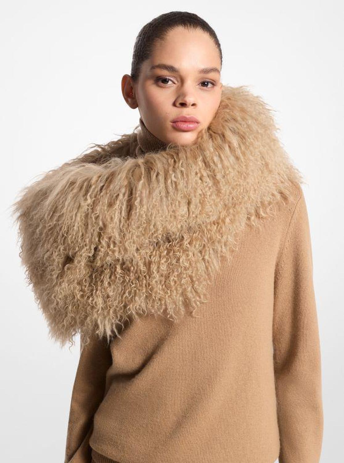 Mongolian Shearling Stole