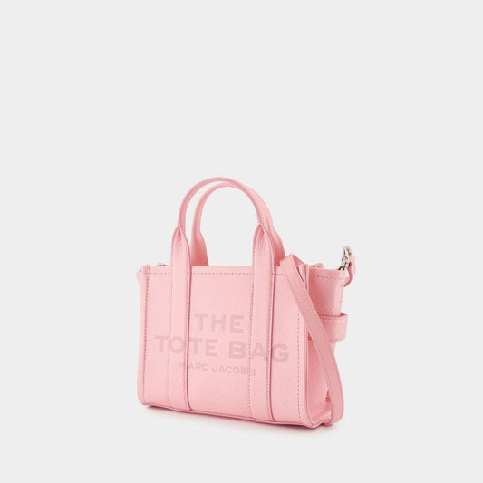 The Small Tote - Leather - Pink
