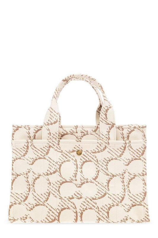 Coach Cargo Monogrammed Tote Bag