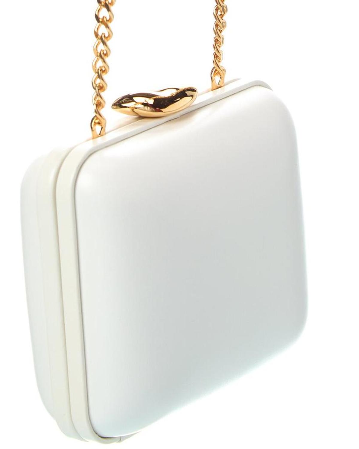 Collection Leather Mini Box Minaudiere