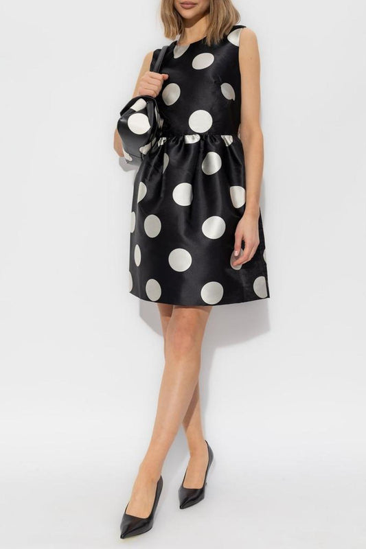 Kate Spade Polka Dot Bow Back Dress