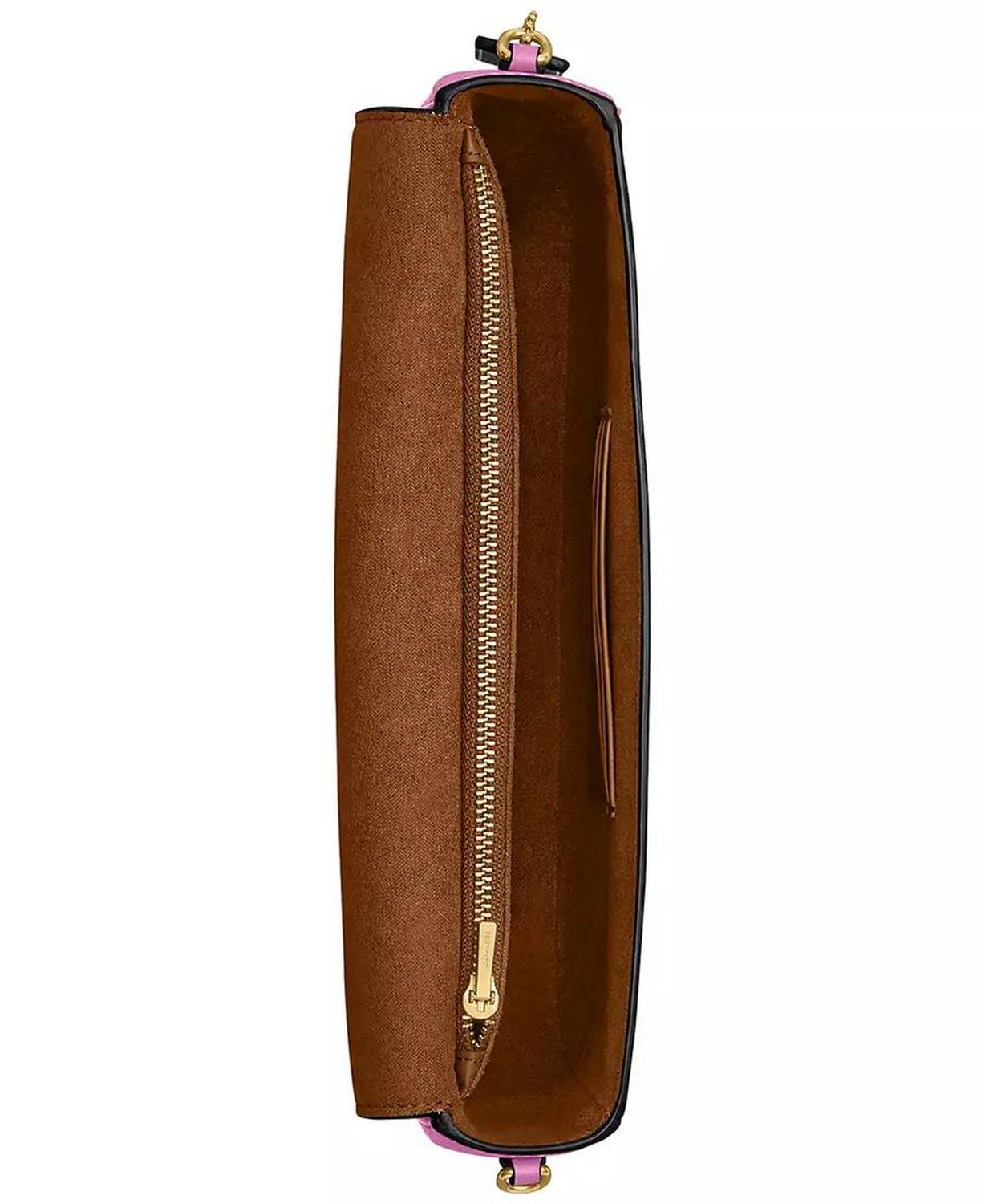 Brook Small Leather Flap Chain Bag