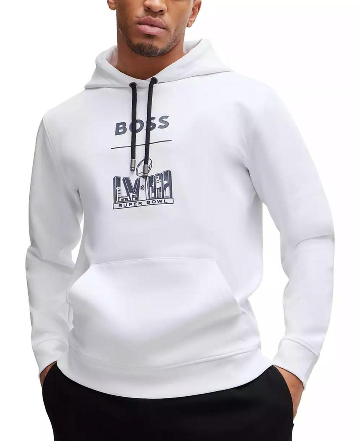 BOSS Men's BOSS x NFL Metallic Print Hoodie