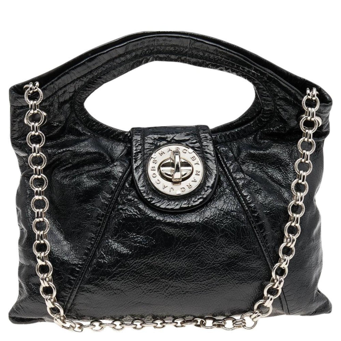 Marc By Marc Jacobs Leather Turnlock Shoulder Bag