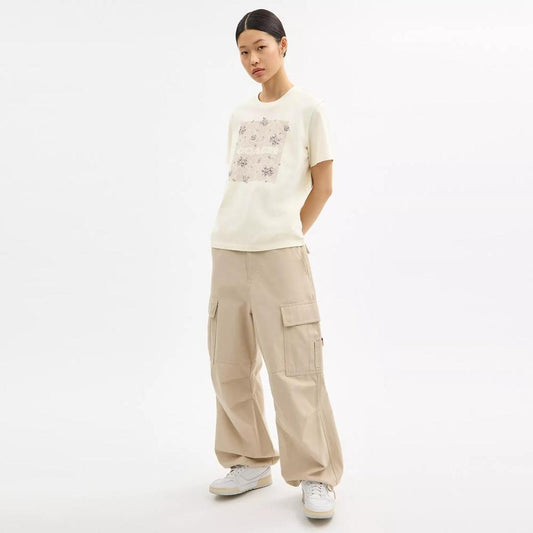 Spring Blossom Signature Square Classic T Shirt In Organic Cotton