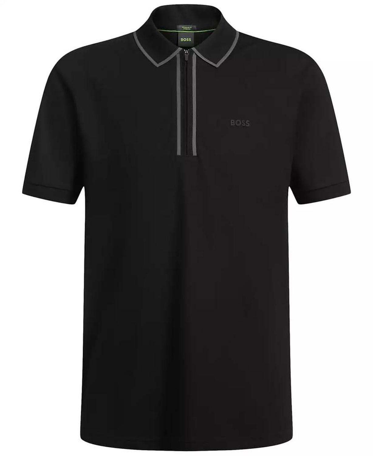 Men's Contrasting Stripes Polo