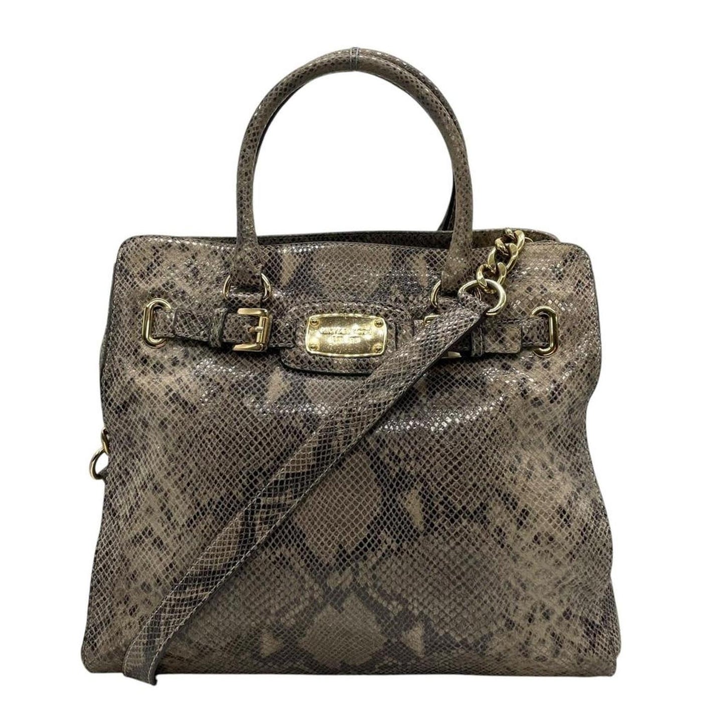 Leather Handbag Tote Bag (Pre-Owned)