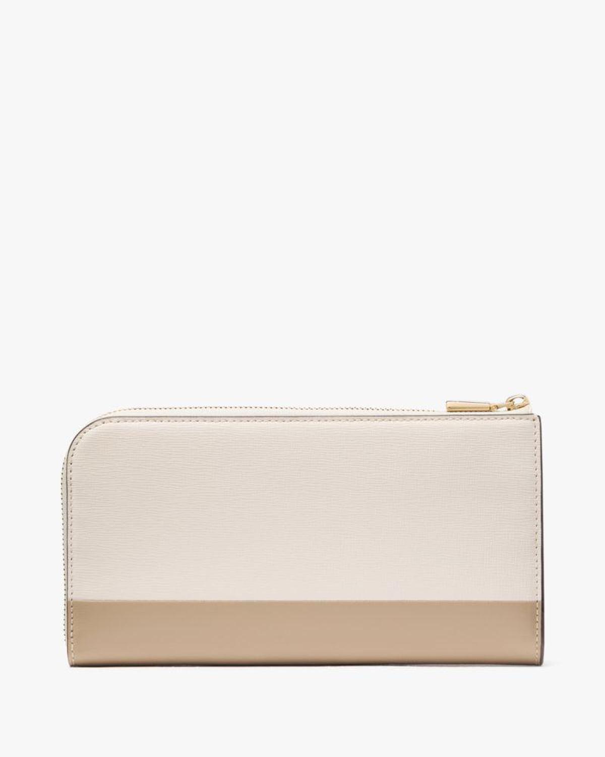 Devin Colorblocked Zip Around Continental Wallet