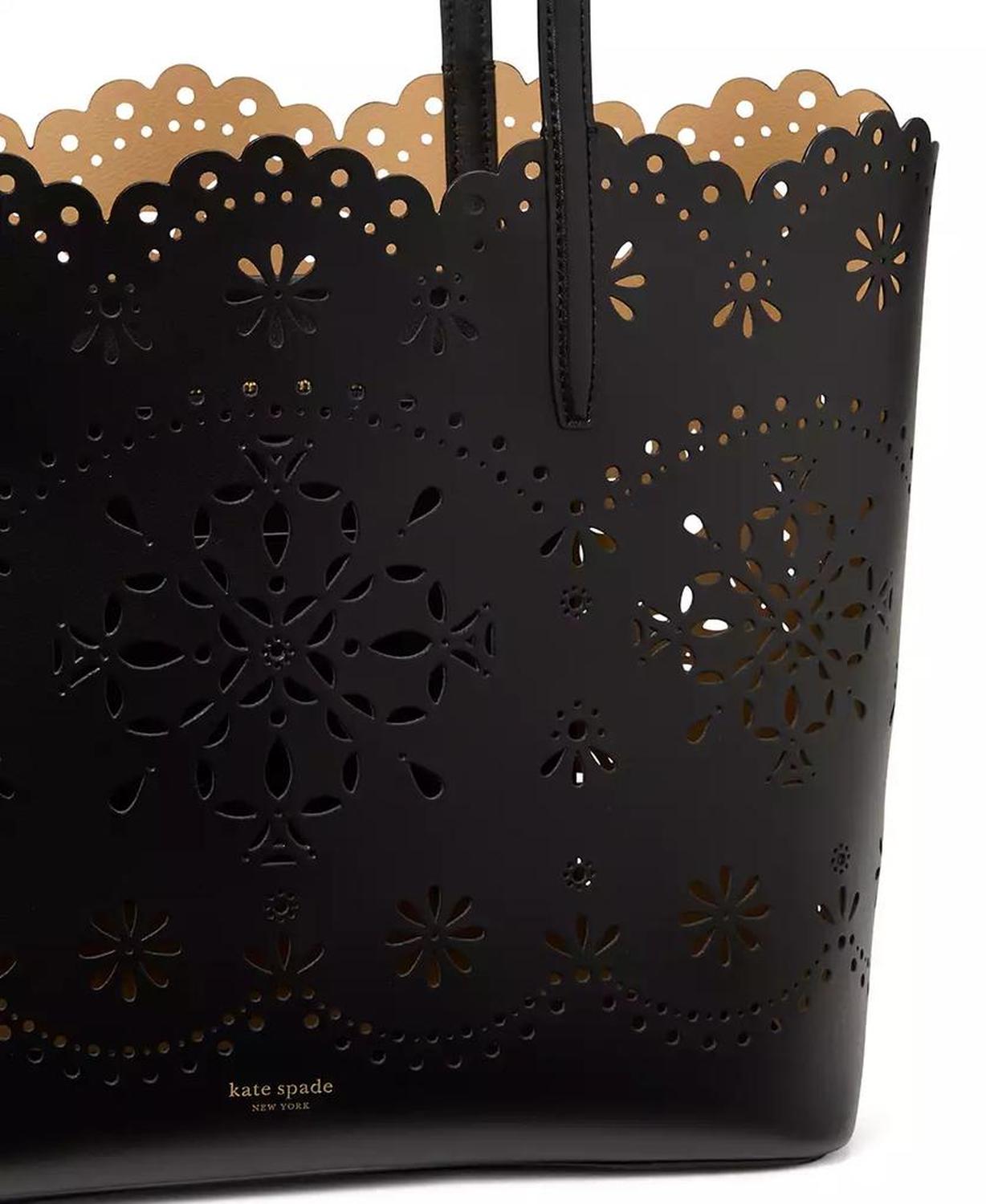 Do It All Perforated Leather Tote Bag