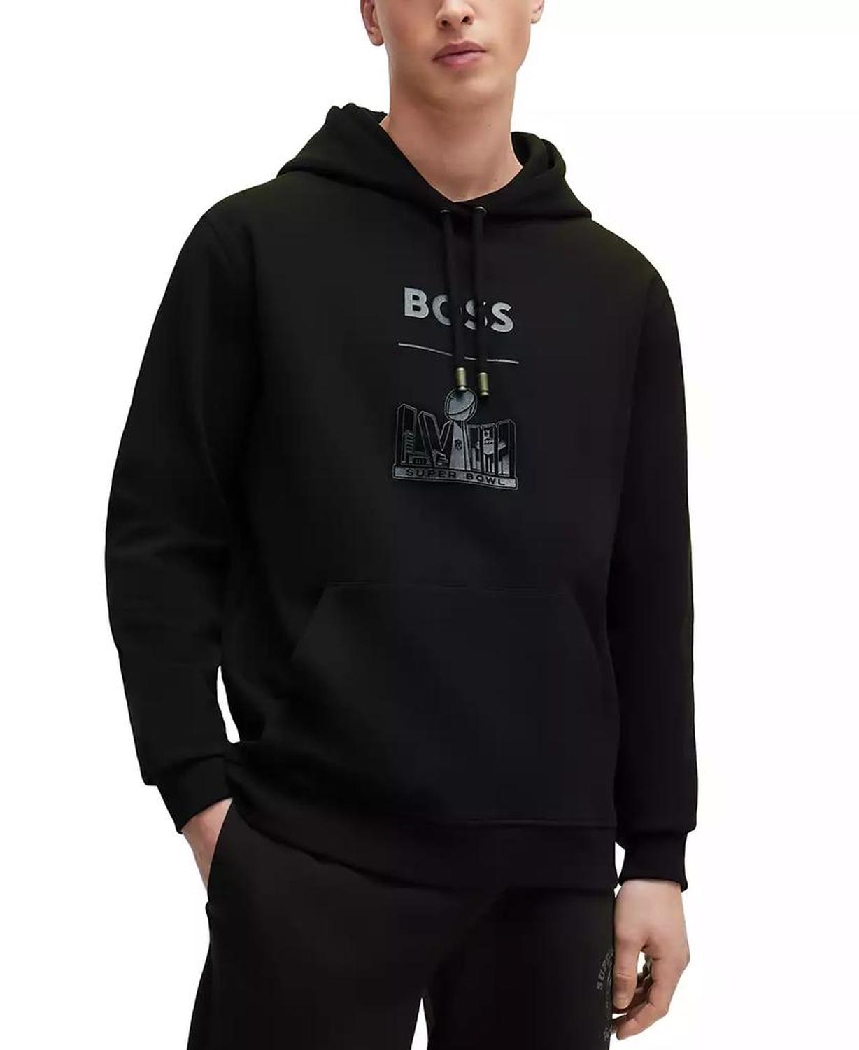 BOSS Men's BOSS x NFL Metallic Print Hoodie
