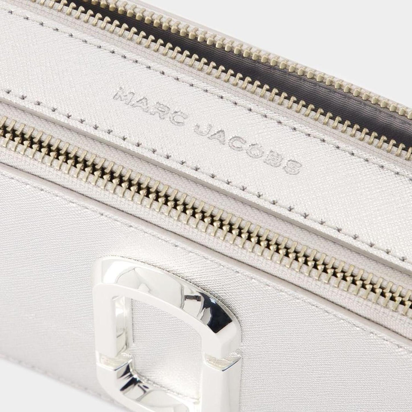 The Snapshot Crossbody - - Leather - Silver