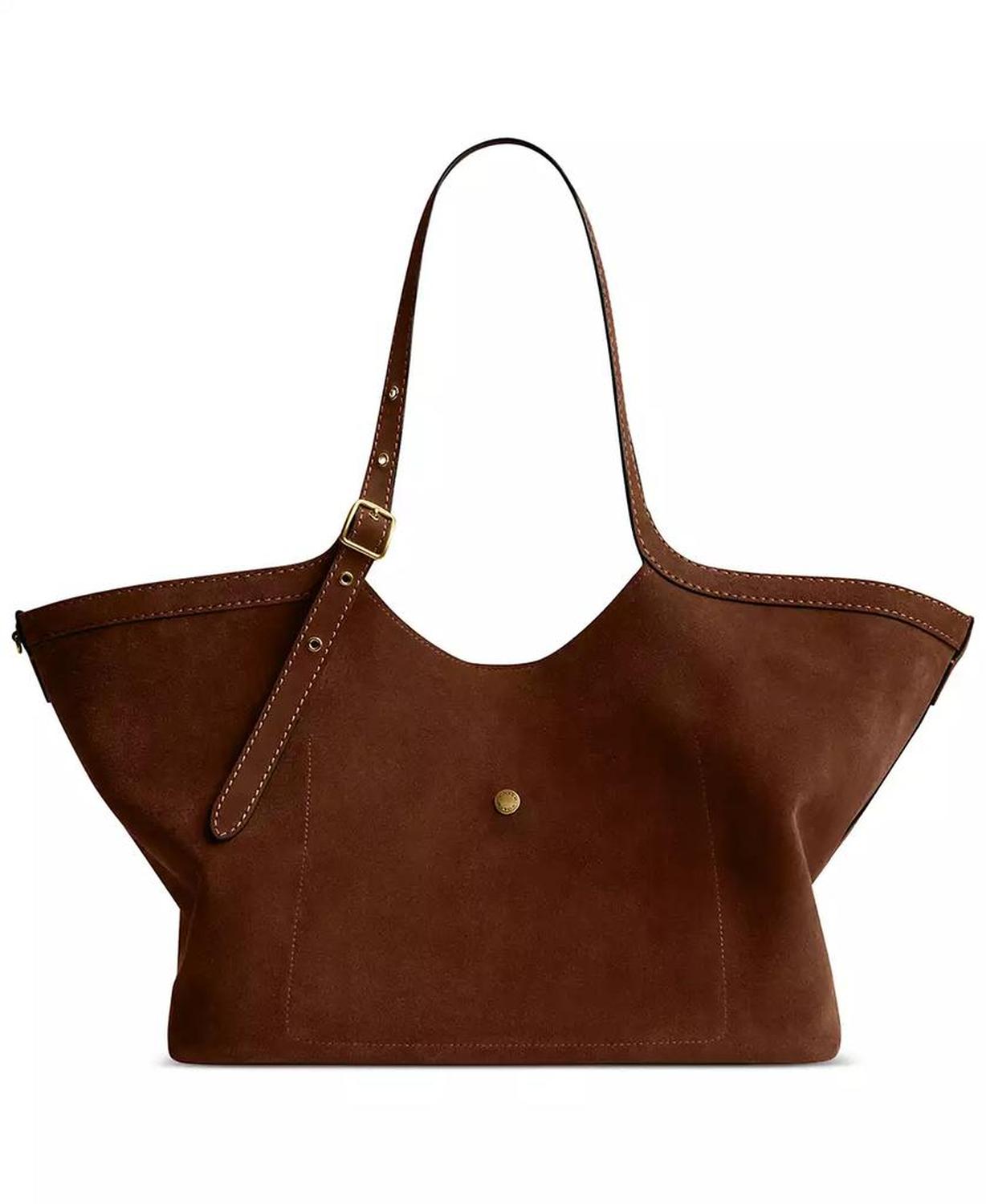 Suede Gramercy Tote