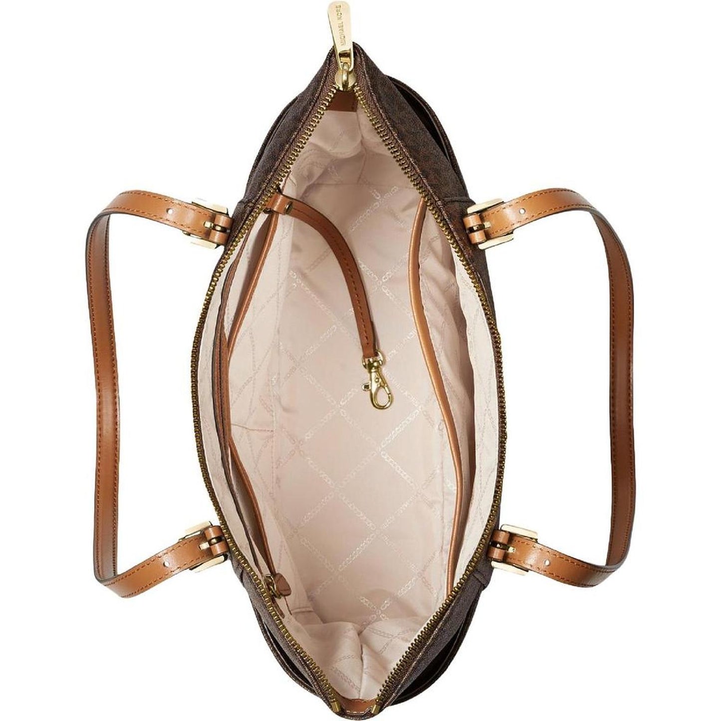 Jet Set Womens Coated Canvas Shoulder East West Handbag