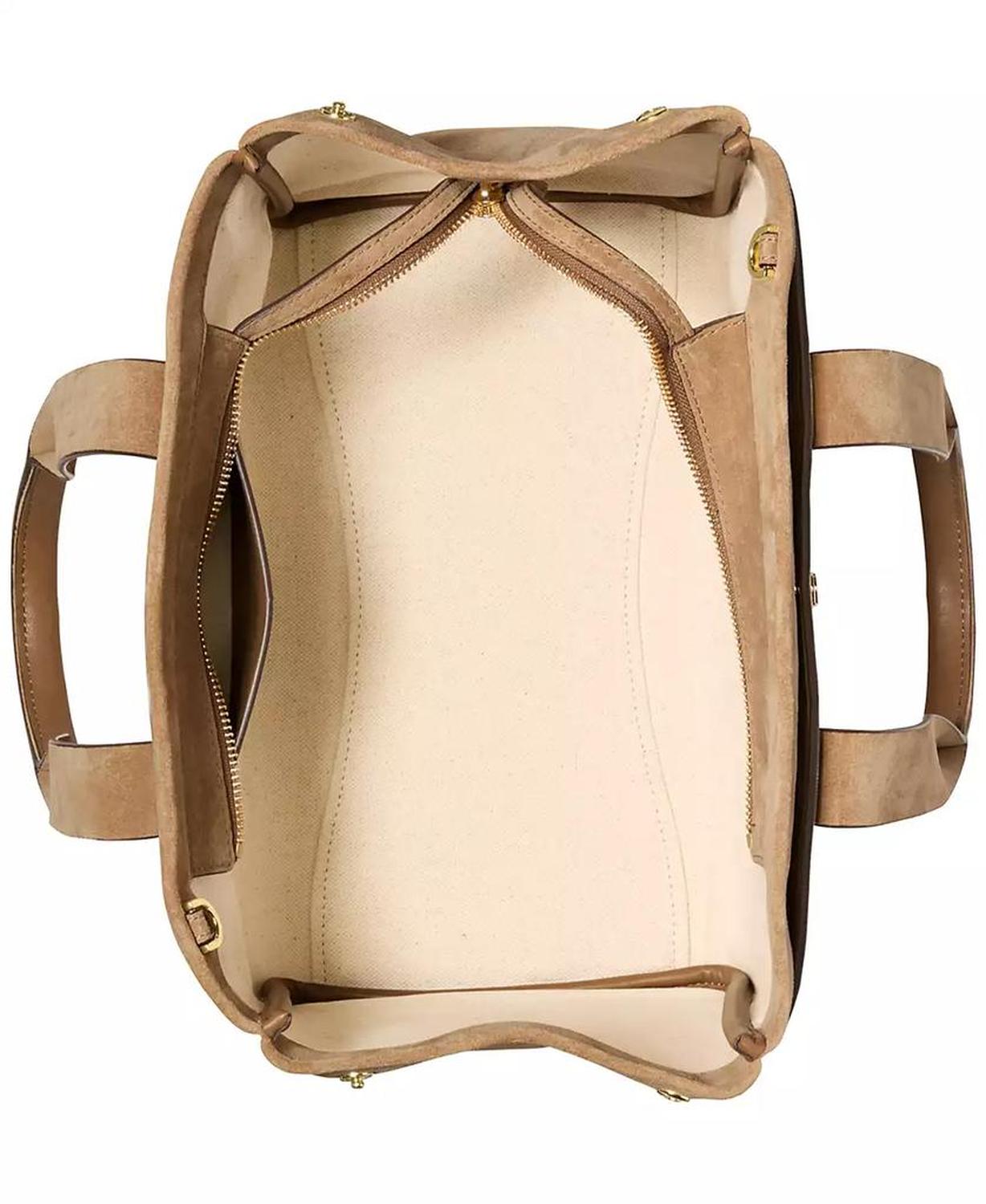 Michael Kors Romee Medium Leather East West Satchel