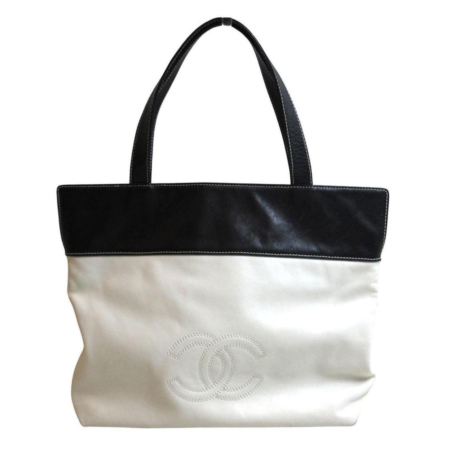 Chanel Leather Tote Bag (Pre-Owned)