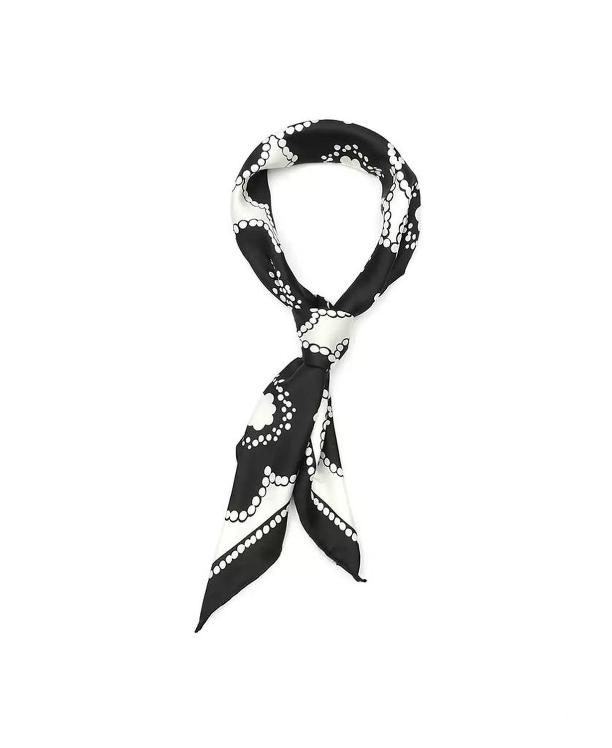 Pop Flower Silk Square Scarf