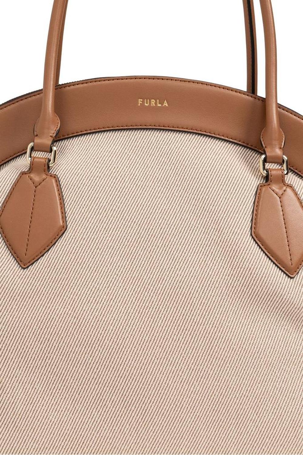 Furla Large Erica Logo Stamp Tote Bag