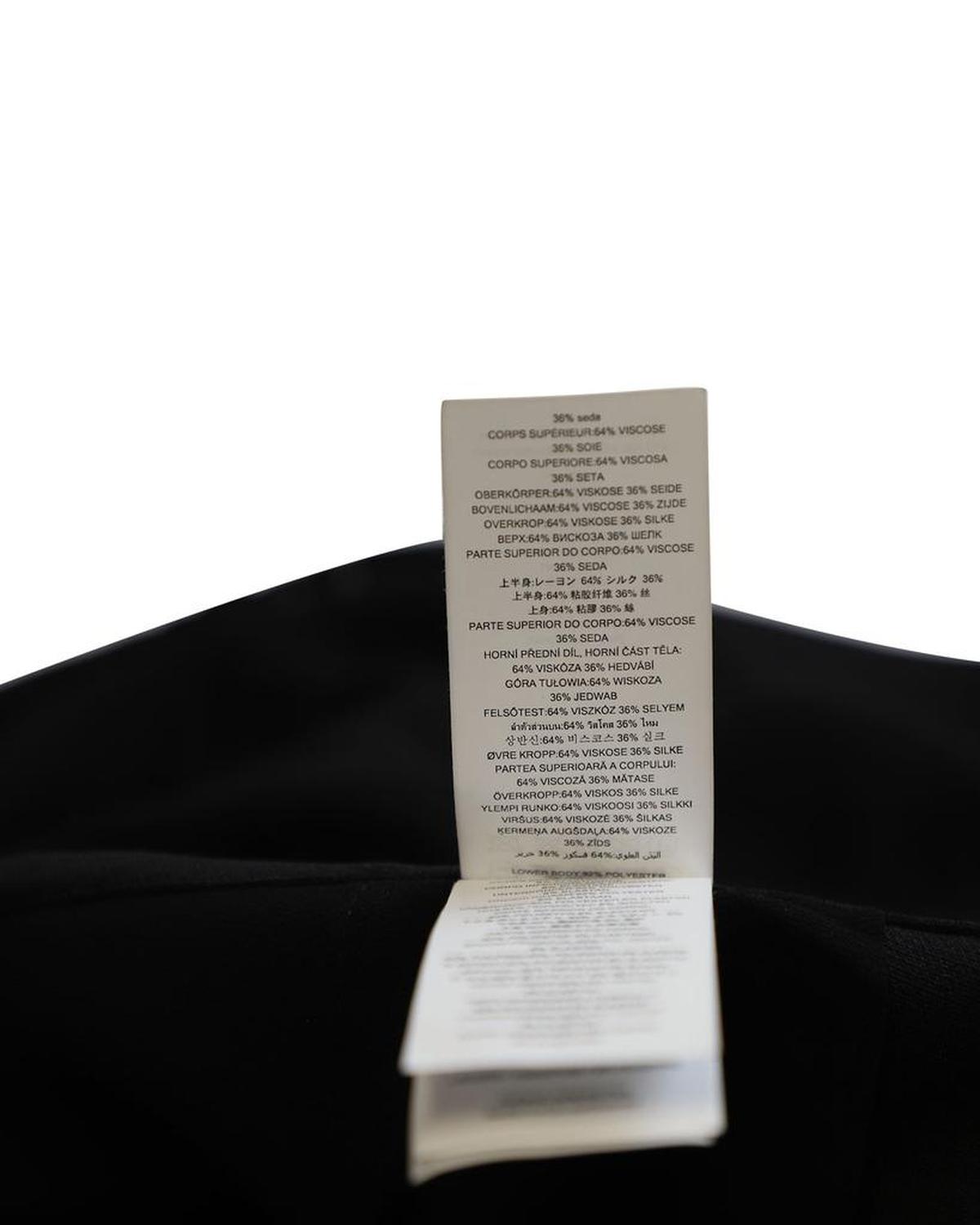 Michael Michael Kors Long Sleeve Jumpsuit in Black Viscose