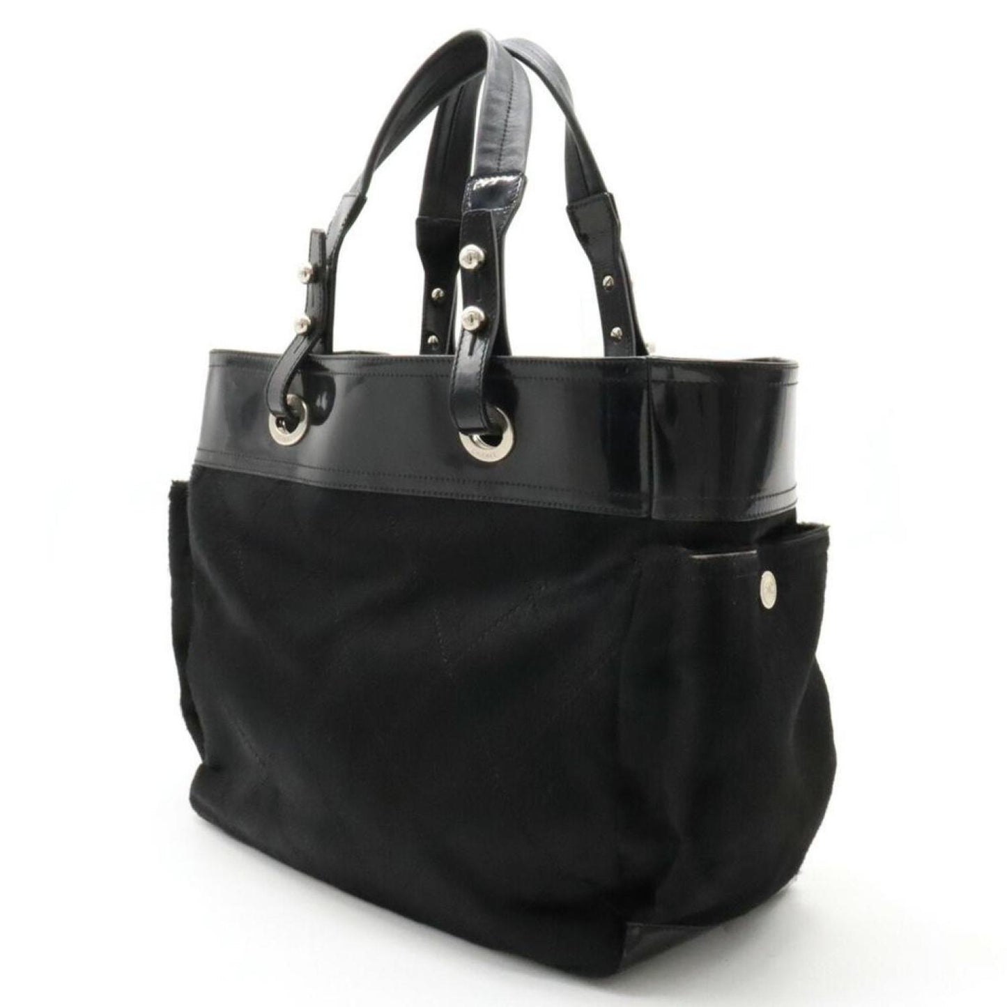 Chanel Patent Leather Tote Bag (Pre-Owned)