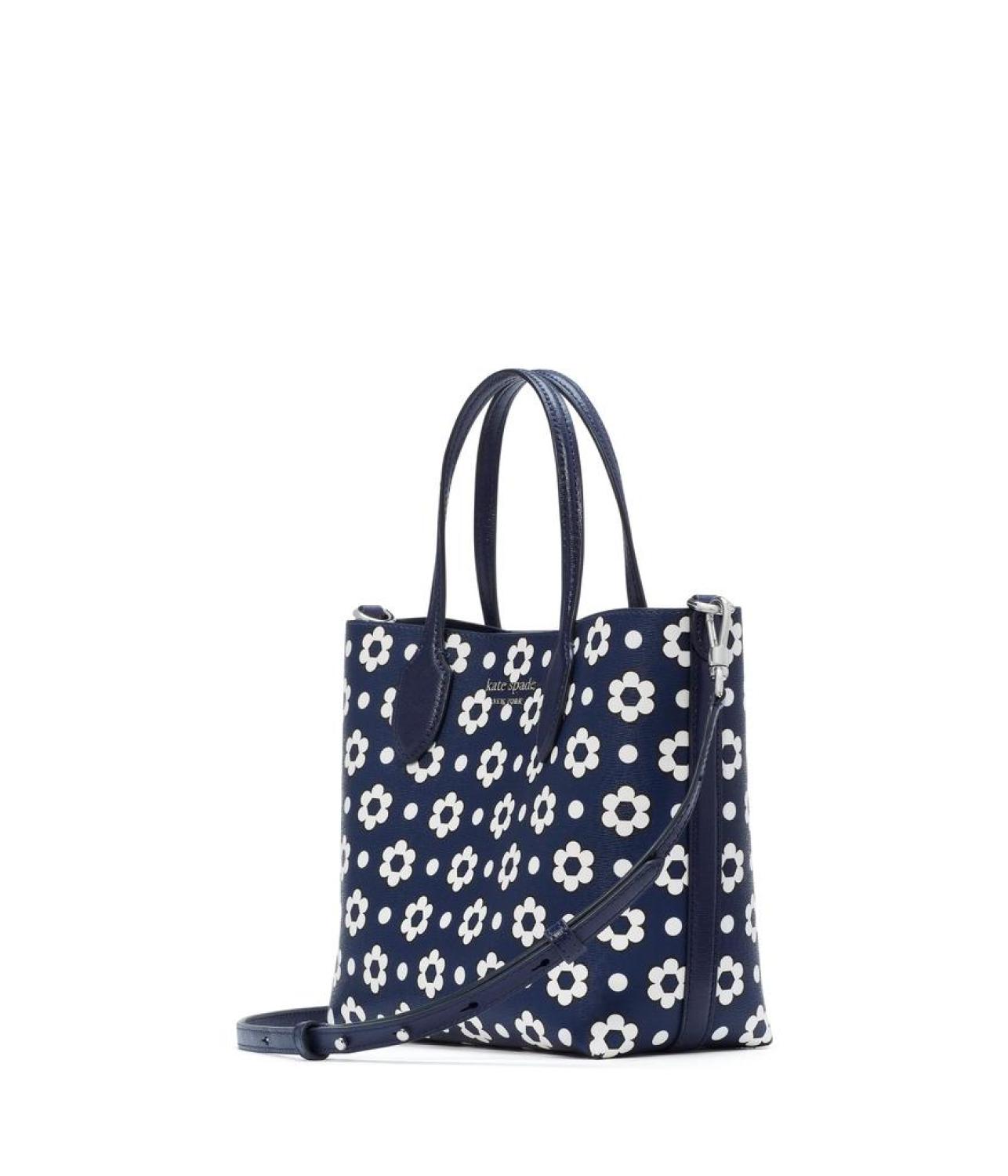 Bleecker Daisy Dot Printed Pvc Medium Crossbody Tote