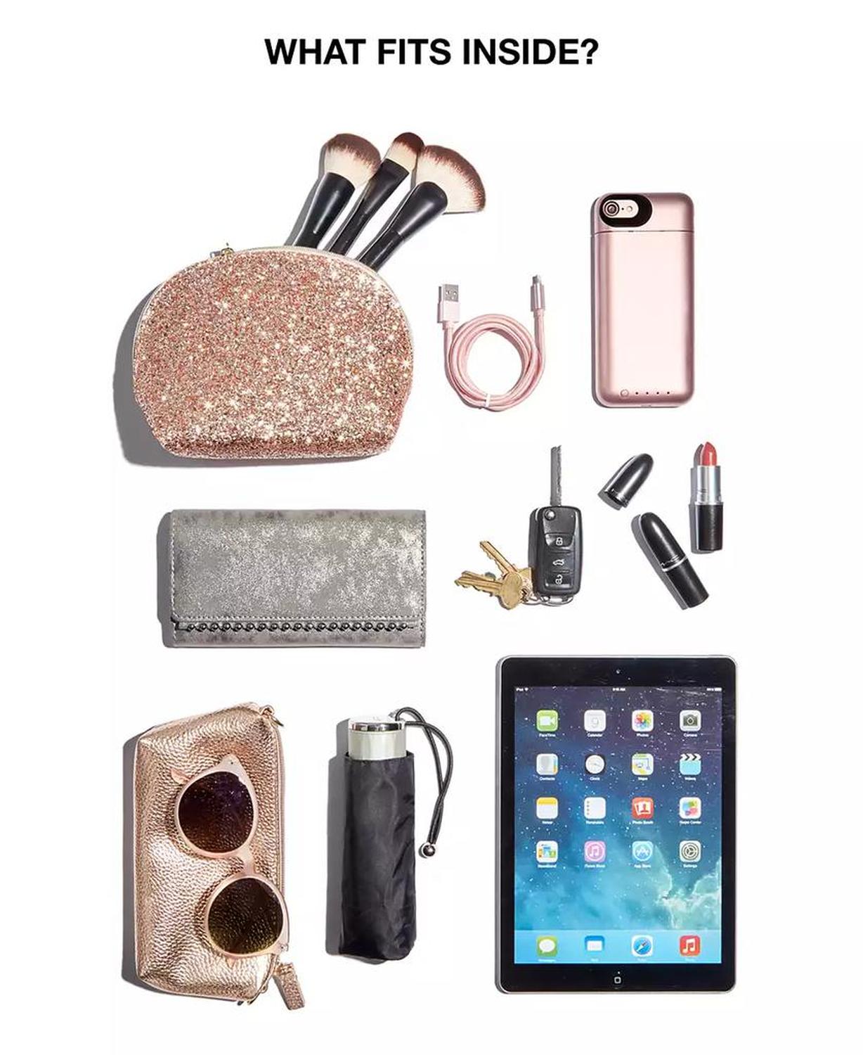 Medium Bubble Leather Cargo Tote Bag