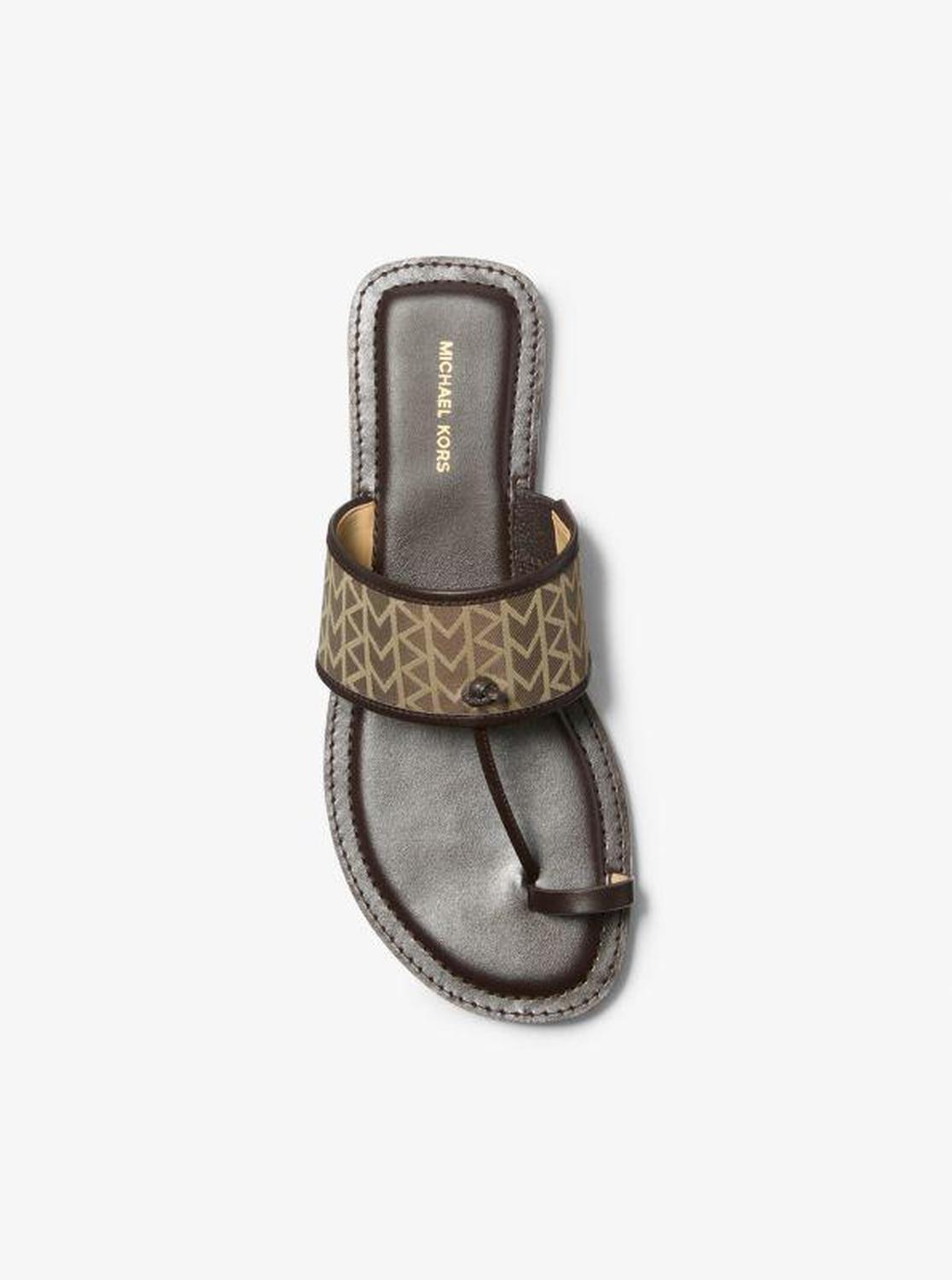 Ashtin MK2000 Logo Jacquard Sandal