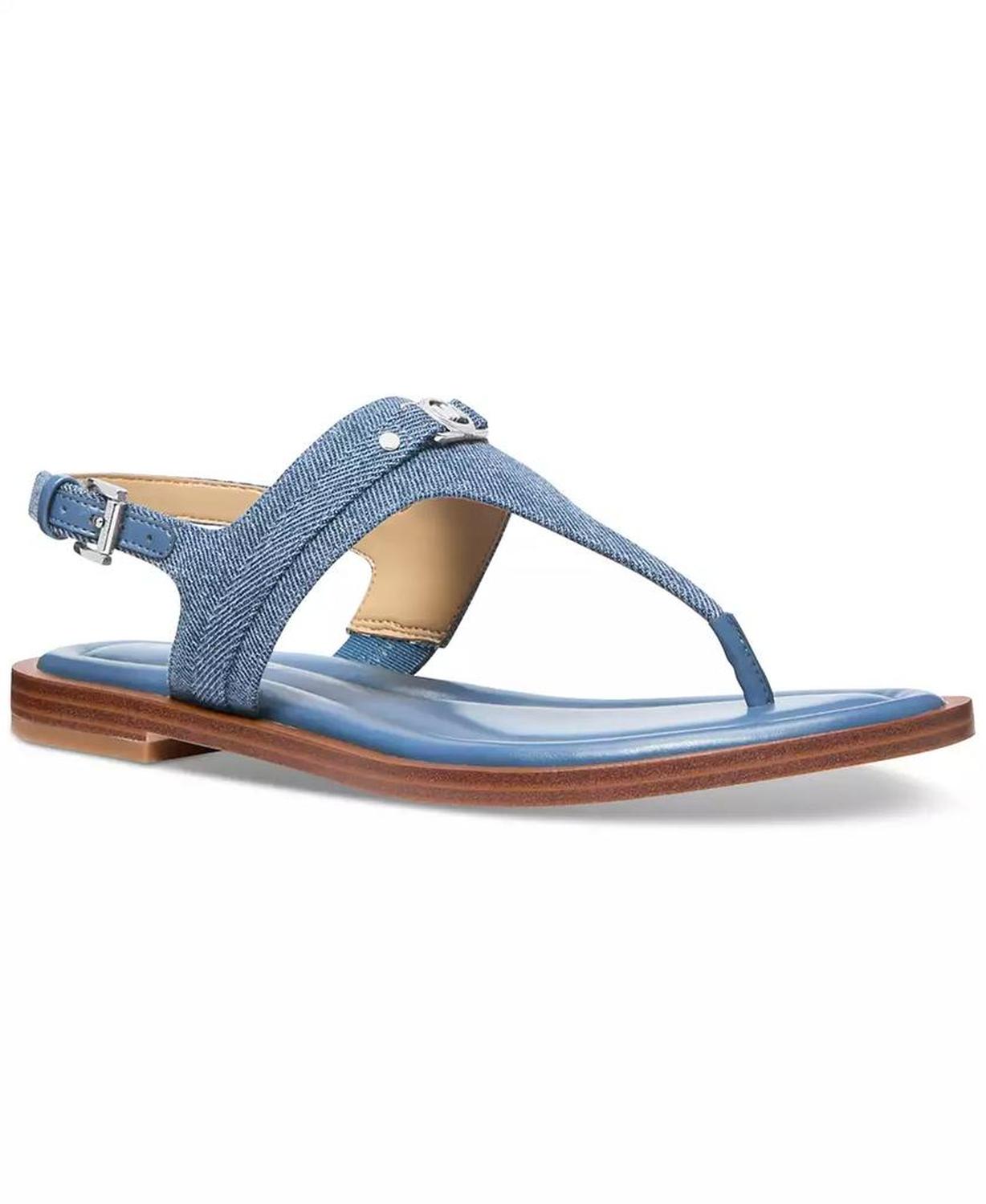 Mandy Logo Slingback Thong Sandals