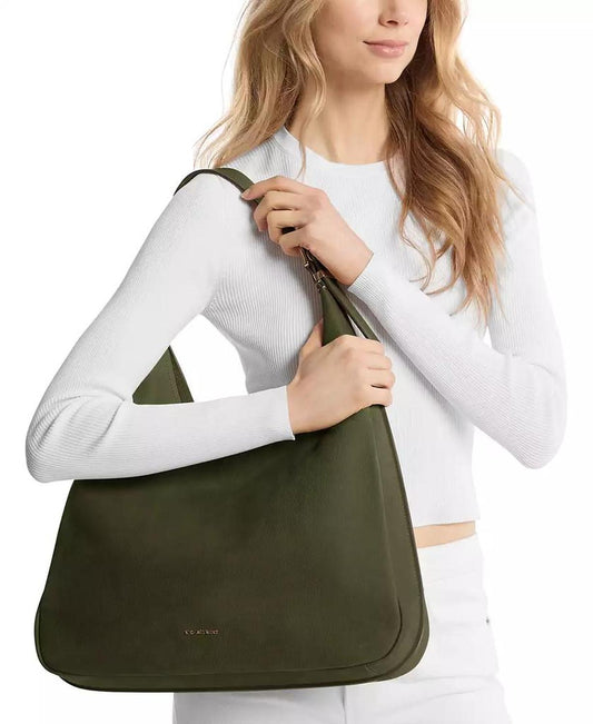 Michael Kors Women's Nolita Large Nubuck Hobo Shoulder Bag