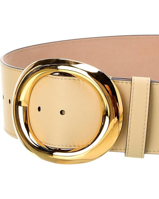 Michael Kors Collection Oval Leather Belt