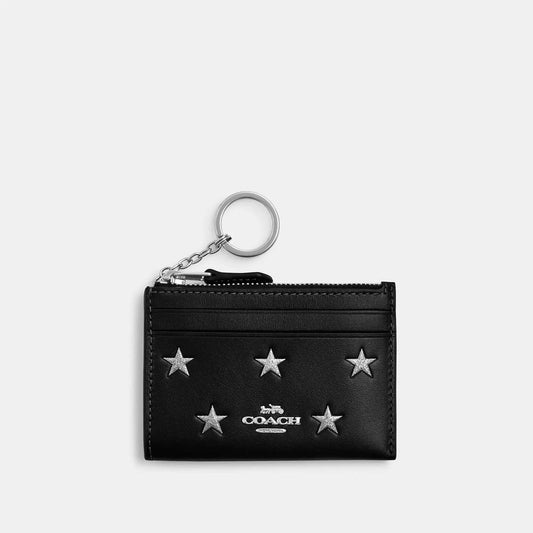 Coach Outlet Mini Skinny Id Case With Star Print