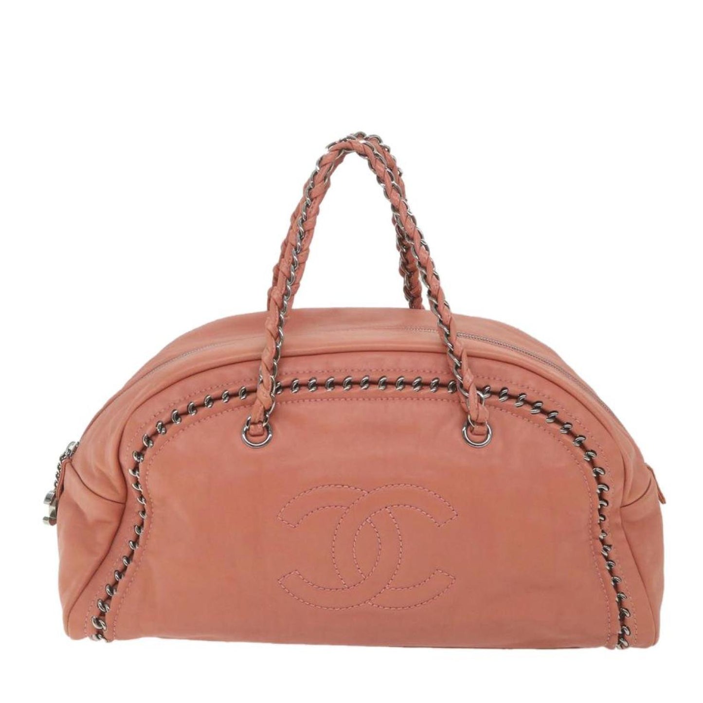 Chanel Boston Leather Travel Bag (Pre-Owned)