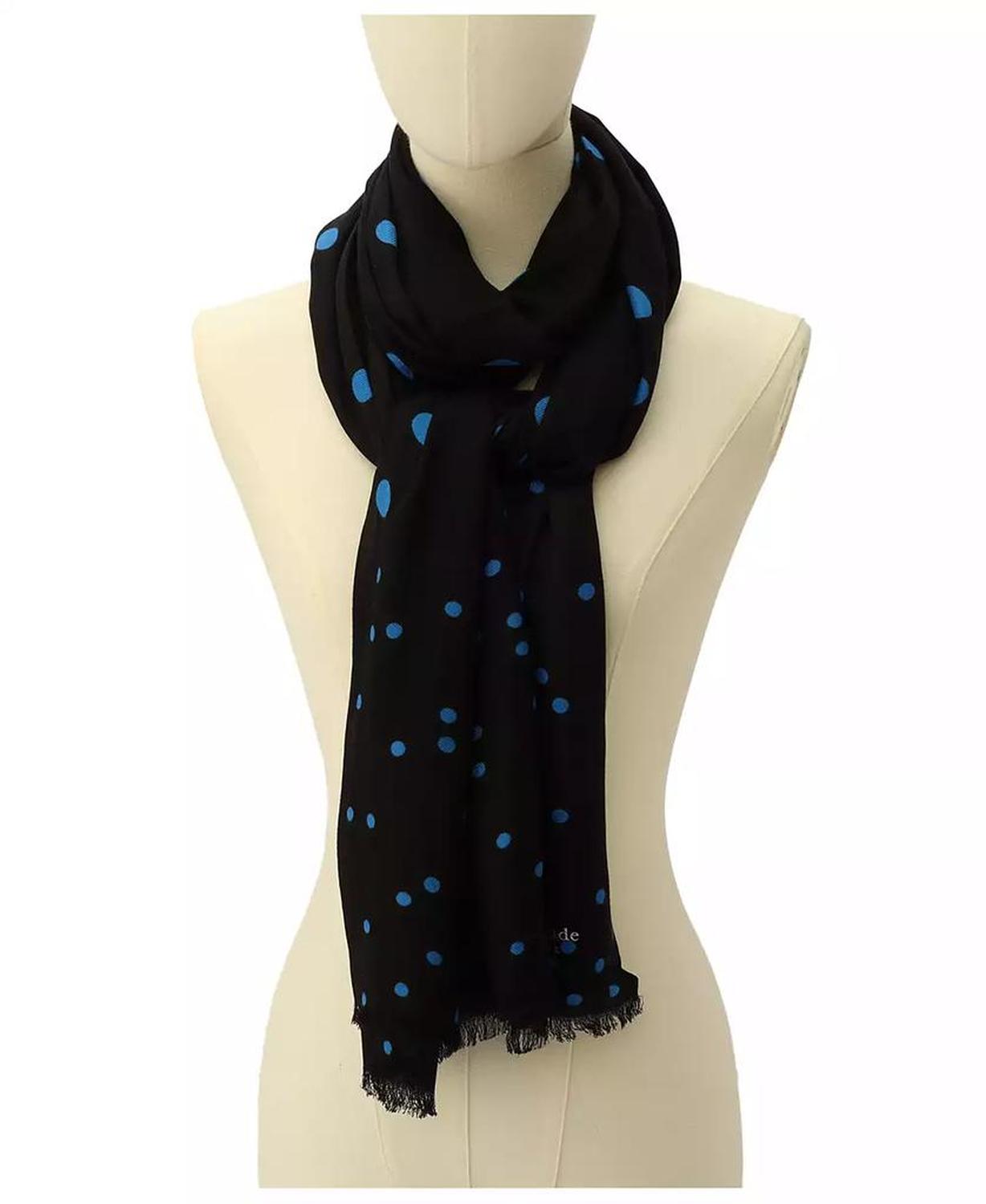 Scatter Dot Wool Oblong Scarf