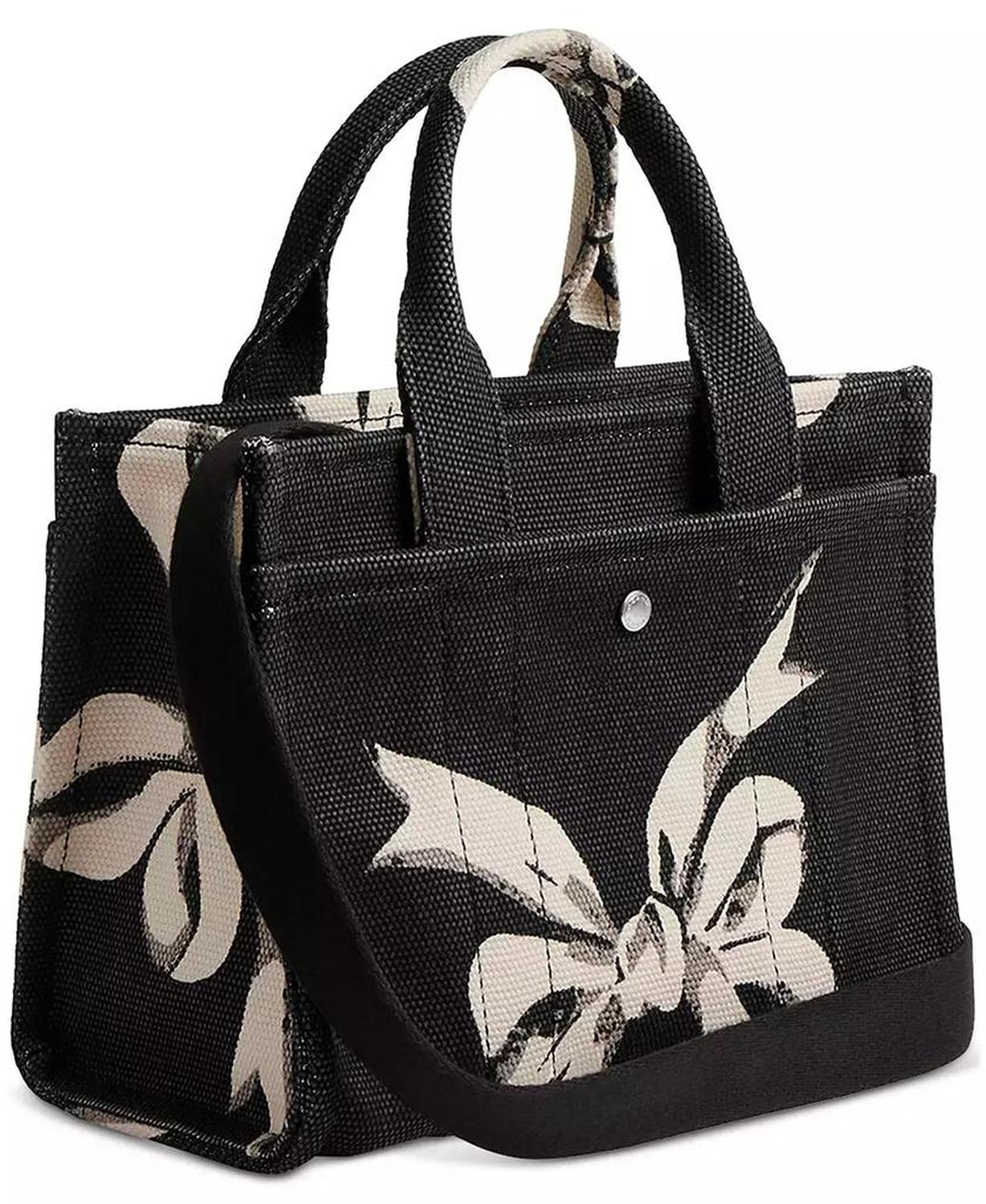 Cargo Bow Print Canvas Tote Bag 20