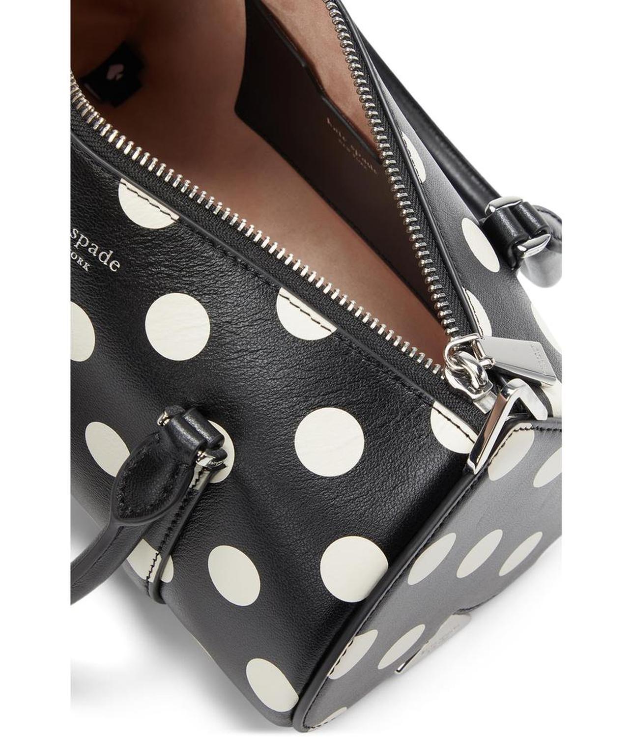 Spade Icon Dot Barrel Bag