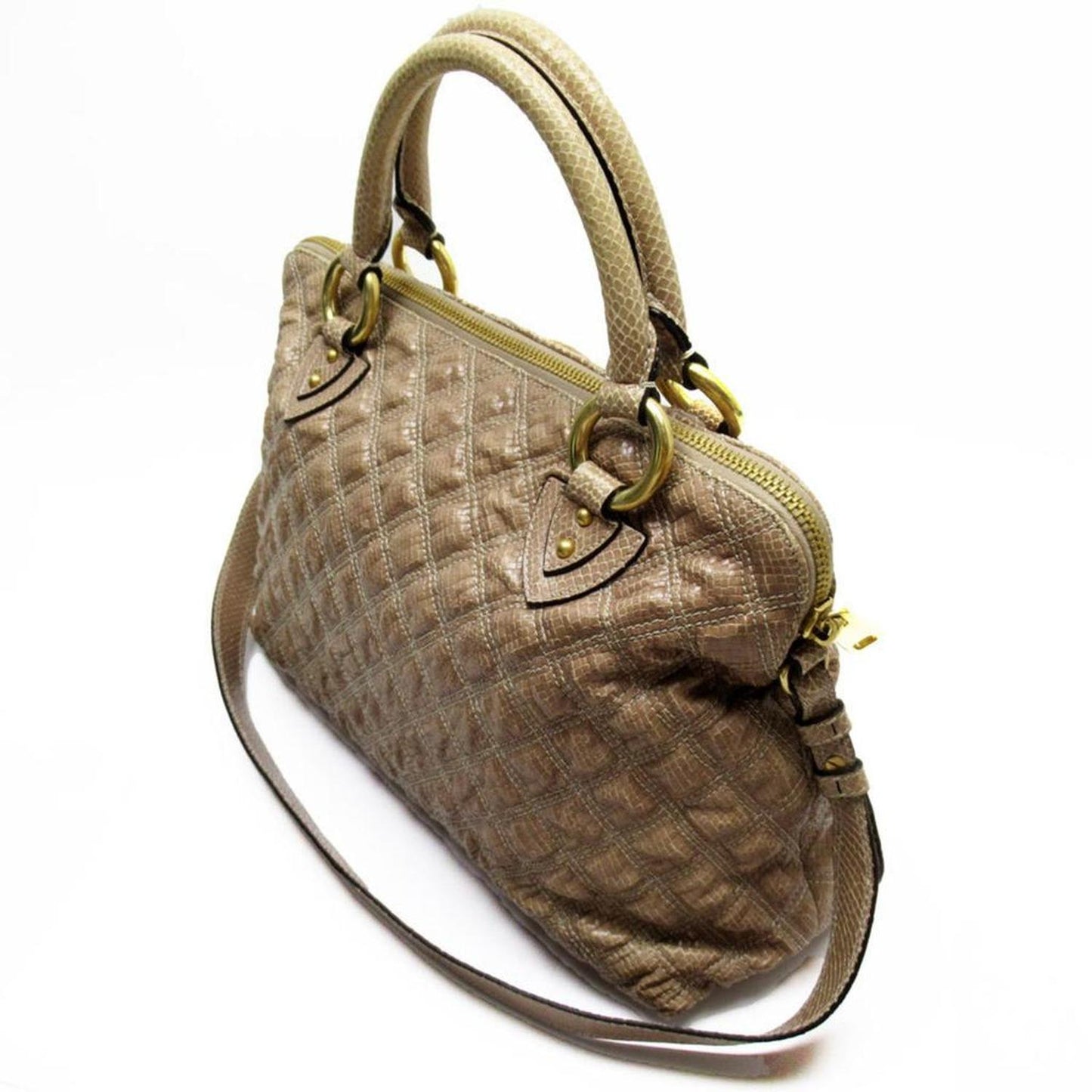 Leather Handbag Shoulder Bag (Pre-Owned)