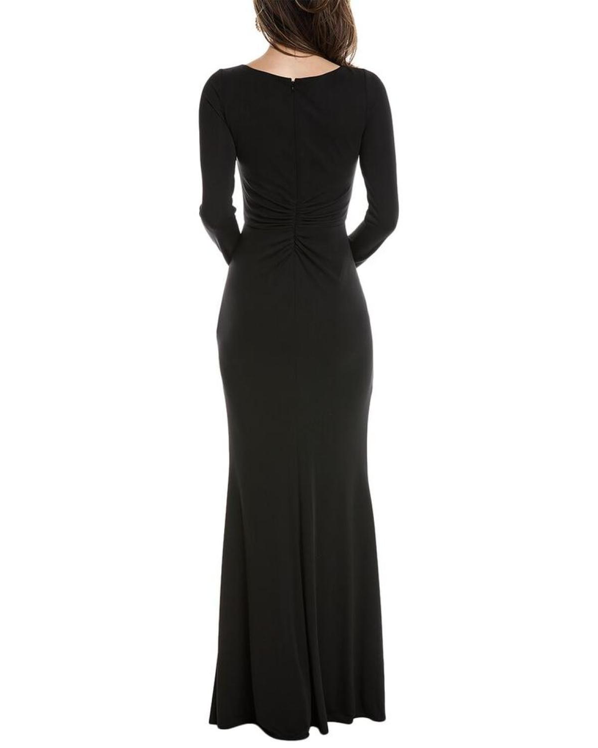 Marchesa Notte Jersey Drape Gown