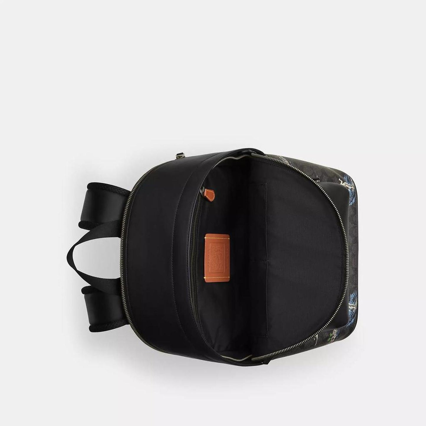 West Backpack In Signature Canvas With Surf Print