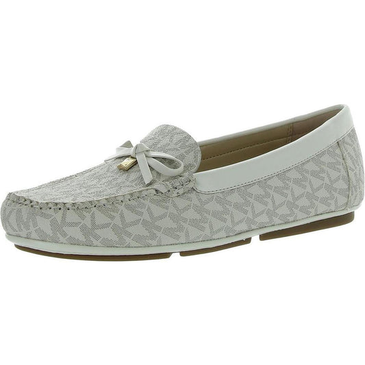 Juliette Womens Faux Leather Driving Moccasin Loafers