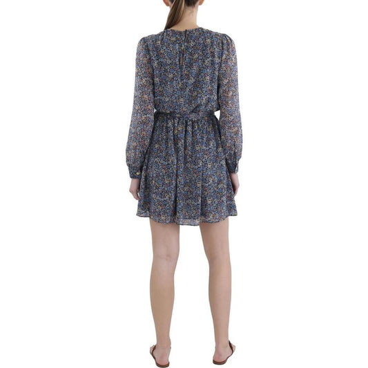 Womens Flora Print Bracelet Sleeve Shirtdress