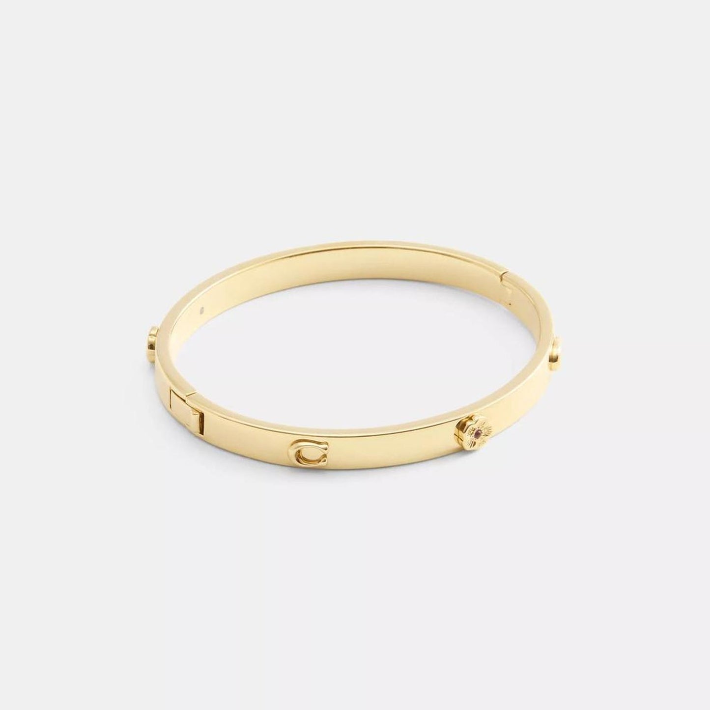 Tea Rose Signature Hinged Bangle