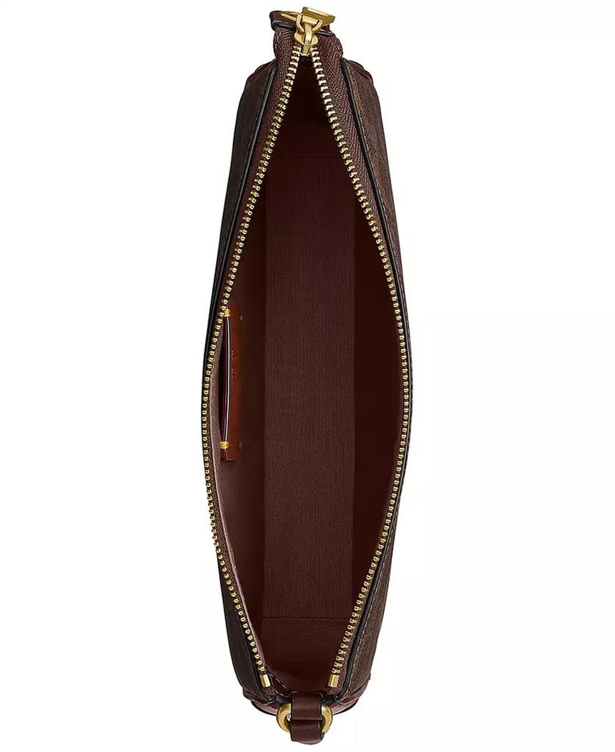 Women's Signature Plaza Small Shoulder Bag