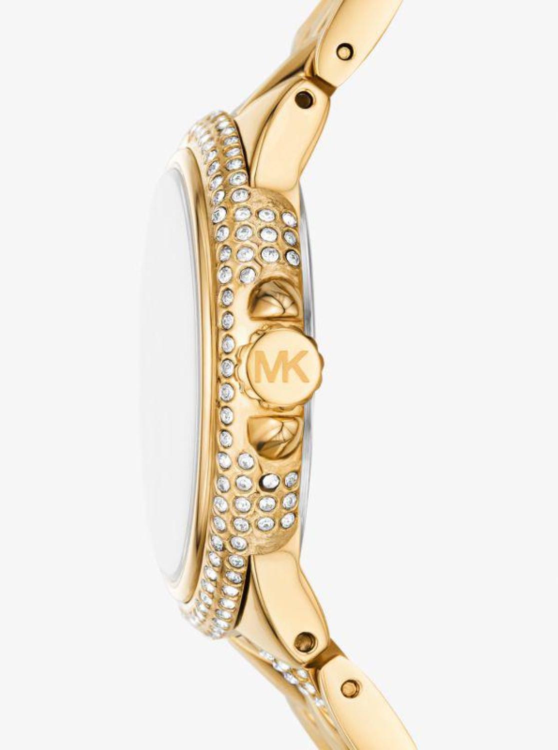 Mini Camille Pavé Gold-Tone Watch