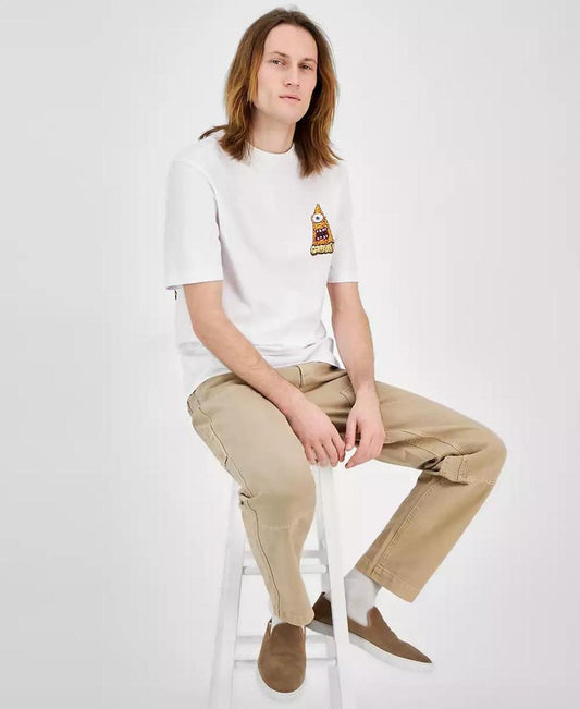 Men's Nizzerio Short Sleeve Crewneck Logo Graphic T-Shirt