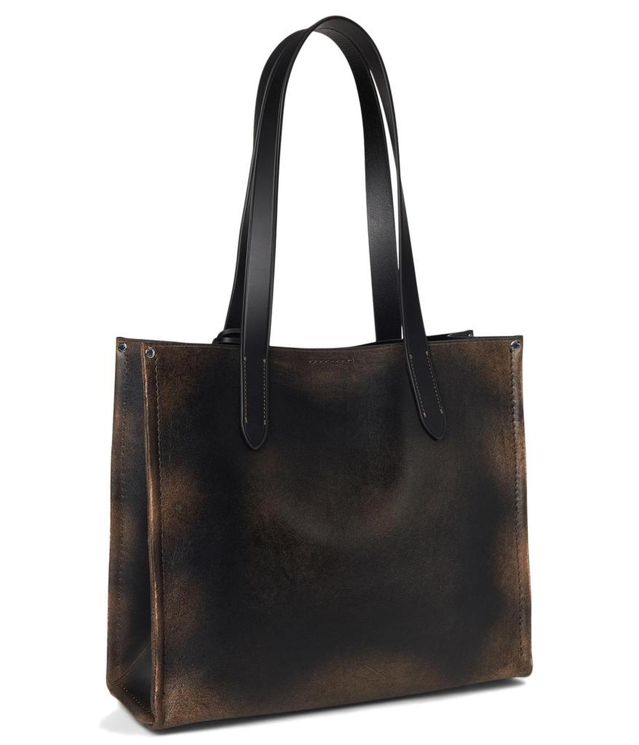 Relay Tote Bag 34 In Loved Leather