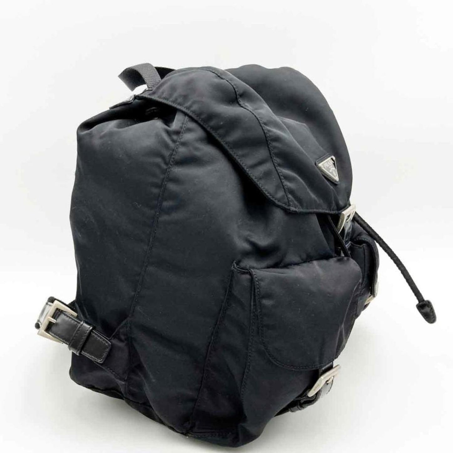 Prada Tessuto Synthetic Backpack Bag (Pre-Owned)