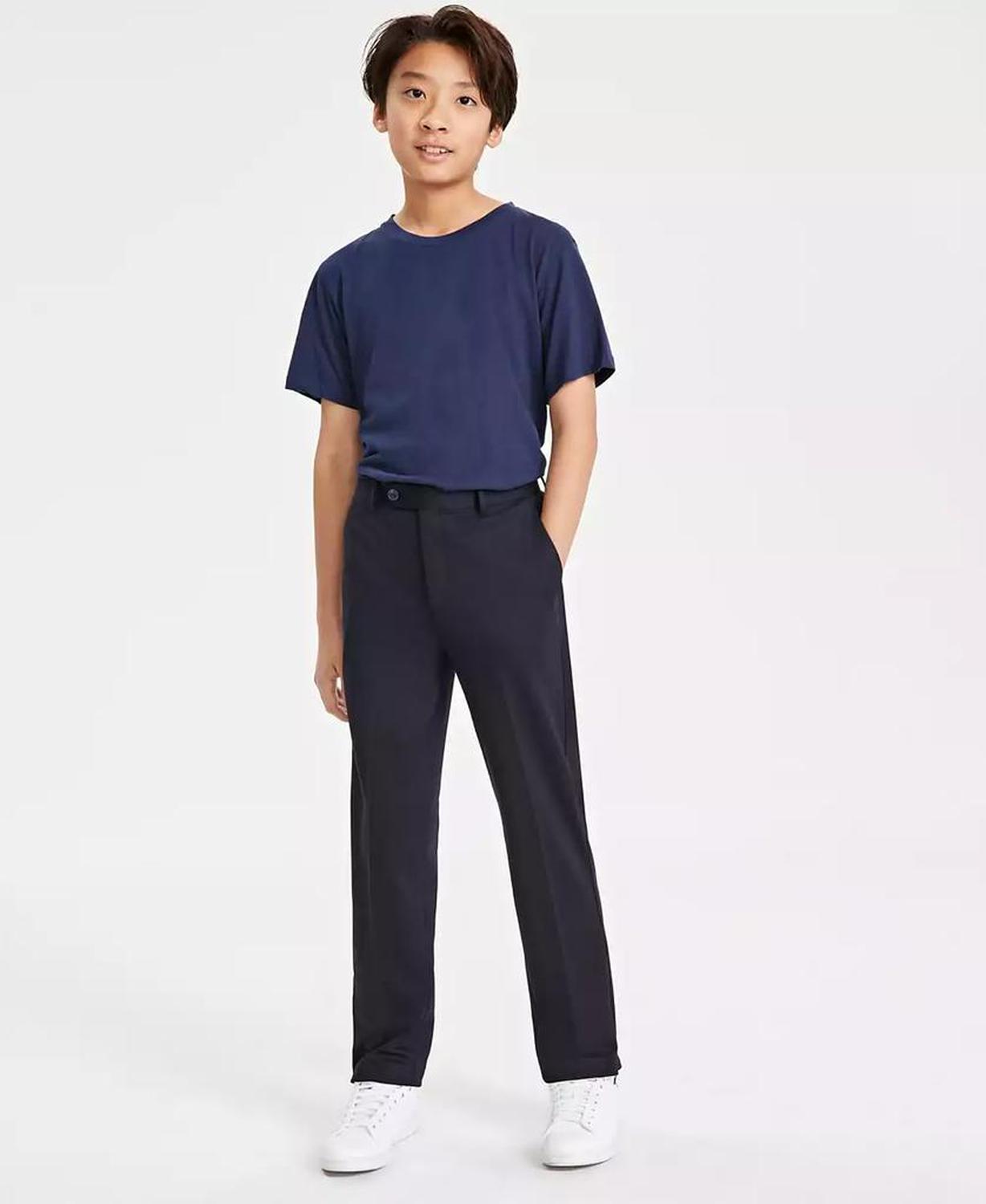 Big Boys Knit Stretch Dress Pant